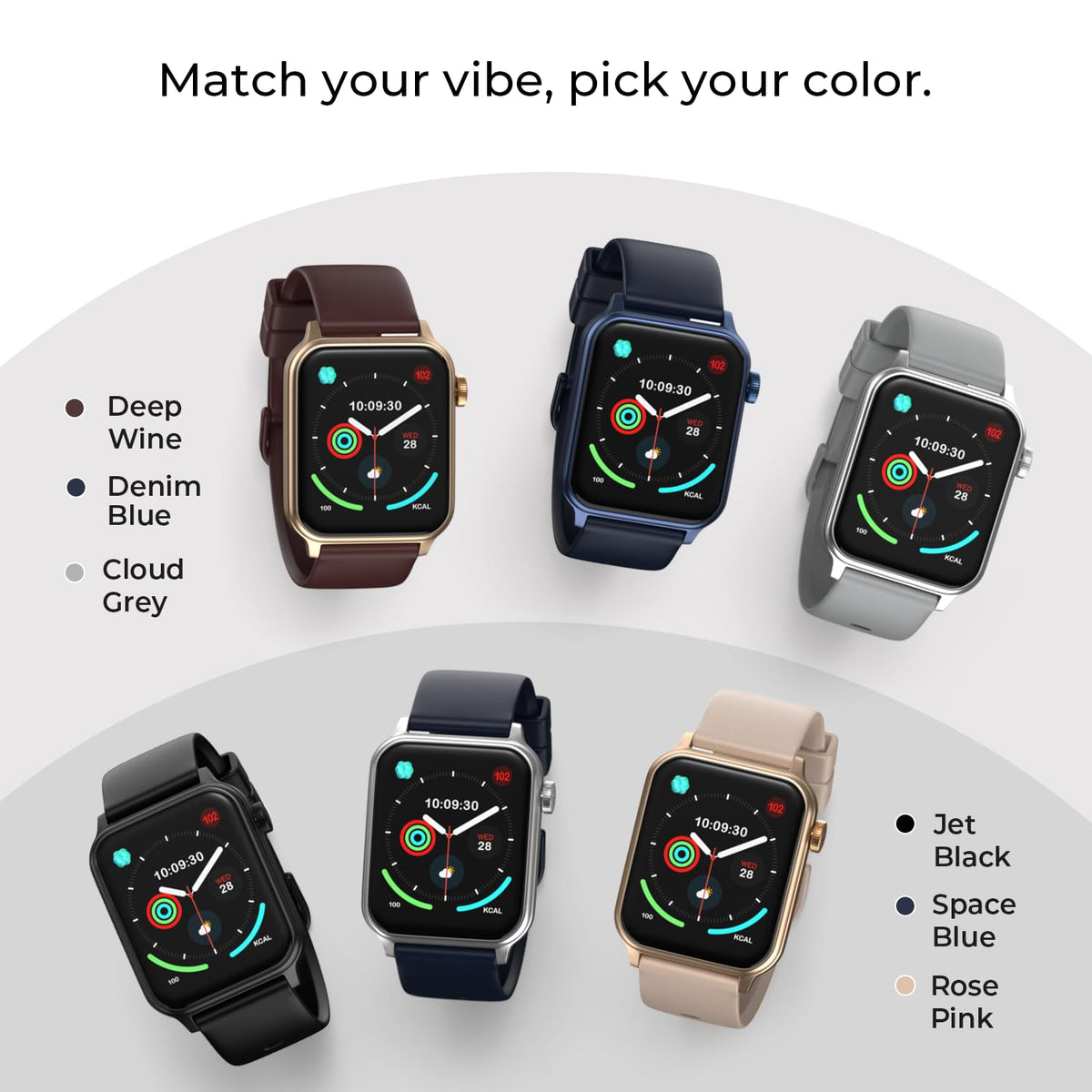 Noise Pulse Hyper Smart Watch with 21 Days Battery, 1.85" Display, AI Watch Faces, 100+ Sports Modes, Health Suite, SpO2 & Heart Rate Monitor, 1ATM Water Resistant(Space Blue)