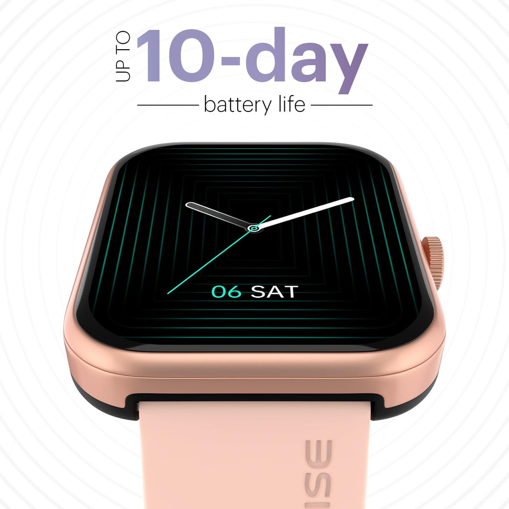 Noise Pulse 2 Max 1.85" Display, Bluetooth Calling Smart Watch, 10 Days Battery, 550 NITS Brightness, Smart DND, 100 Sports Modes, Smartwatch for Men and Women (Deep Wine)