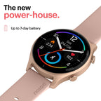 Noise Twist Round dial smart Watch with Bluetooth Calling, 1.38" TFT Display, up-to 7 Days Battery, 100+ Watch Faces, IP68, Heart Rate Monitor, Sleep Tracking (Rose Pink)