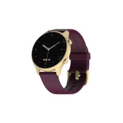 Noise Twist Round dial smart Watch with Bluetooth Calling, 1.38" TFT Display, up-to 7 Days Battery, 100+ Watch Faces, IP68, Heart Rate Monitor, Sleep Tracking (Gold Wine)