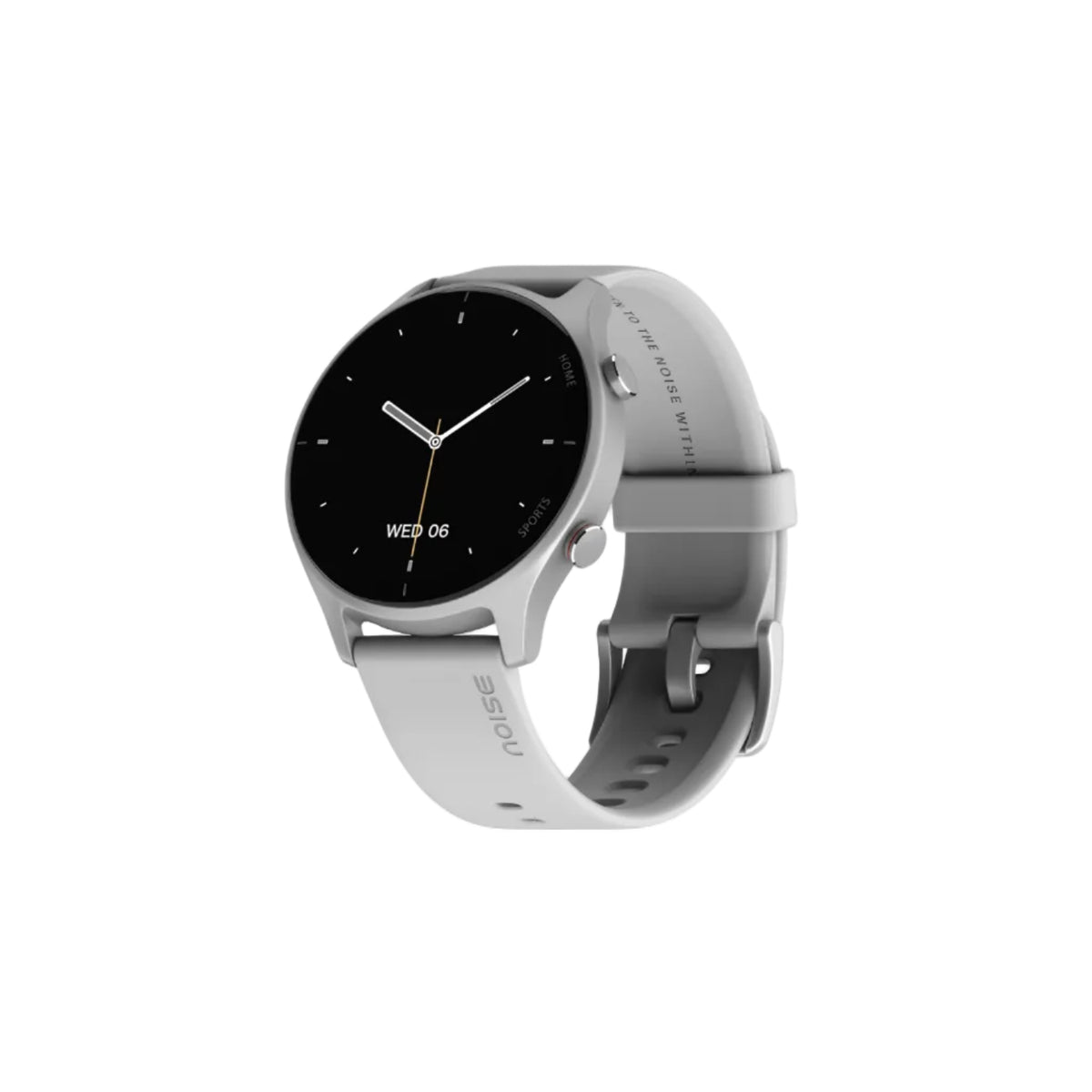 Noise Twist Round dial smart Watch with Bluetooth Calling, 1.38" TFT Display, up-to 7 Days Battery, 100+ Watch Faces, IP68, Heart Rate Monitor, Sleep Tracking (Silver Grey)