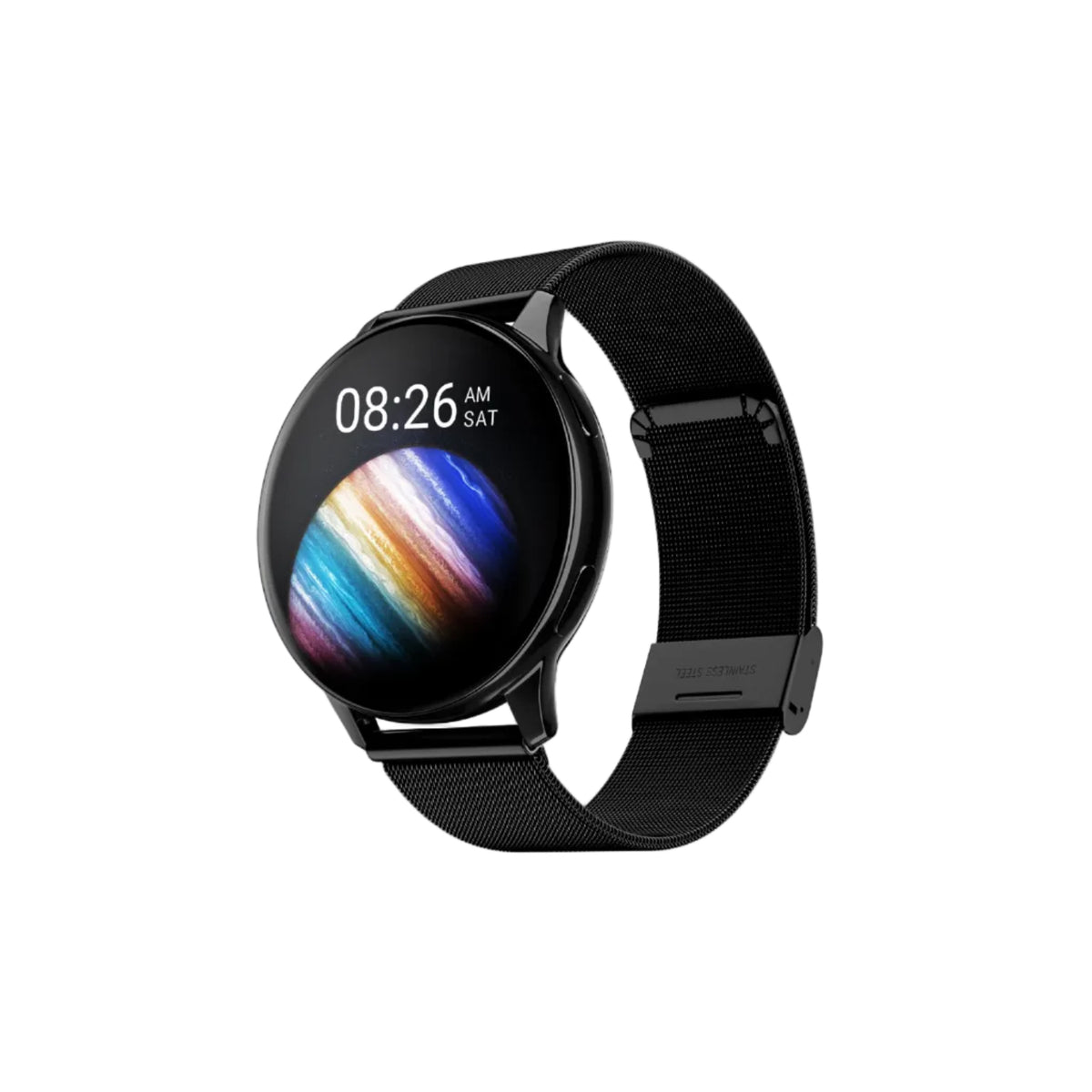 Noise Vortex Plus 1.46" AMOLED Display, AoD, BT Calling, Sleek Metal Finish, 7 Days Battery Life, All New OS with 100+ Watch Faces & Health Suite (Black Link)