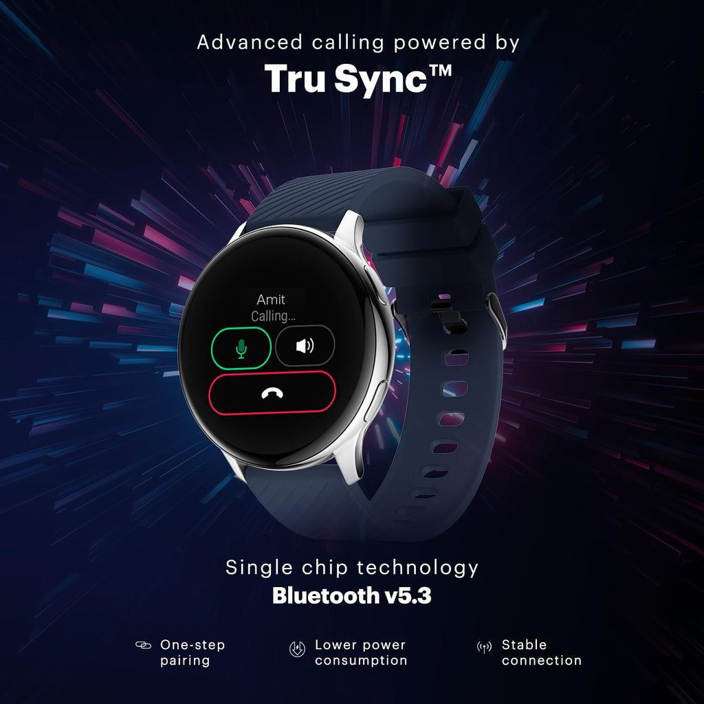 Noise Vortex Plus 1.46" AMOLED Display, AoD, BT Calling, Sleek Metal Finish, 7 Days Battery Life, All New OS with 100+ Watch Faces & Health Suite (Black Link)