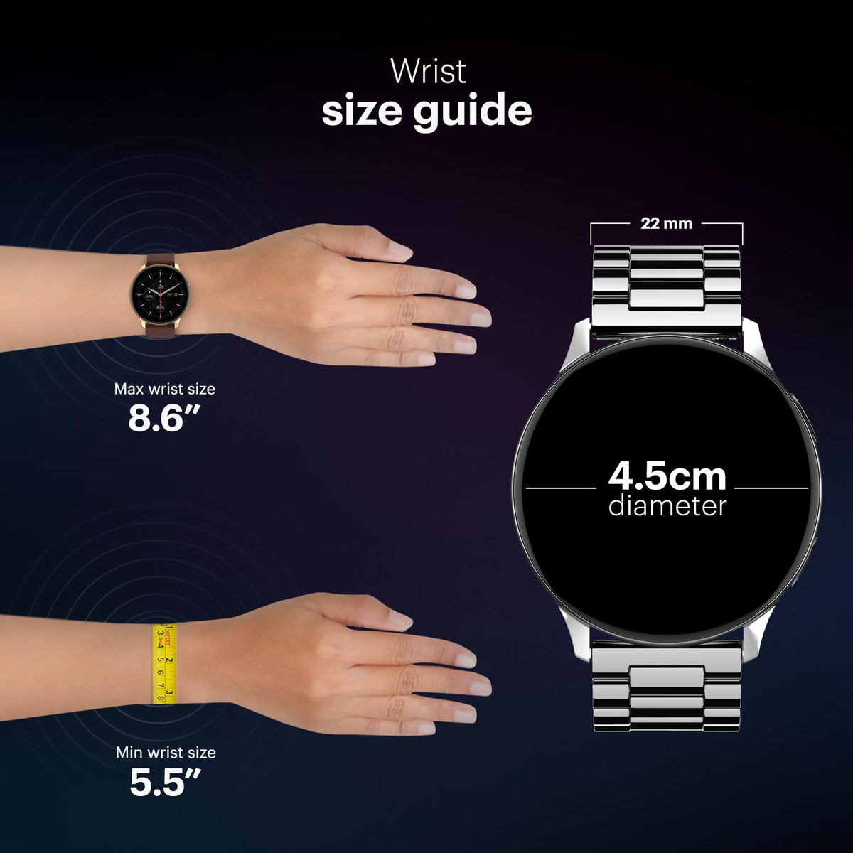 Noise Vortex Plus 1.46” AMOLED Display, AoD, BT Calling, Sleek Metal Finish, 7 Days Battery Life, All New OS with 100+ Watch Faces & Health Suite (Metal Silver)