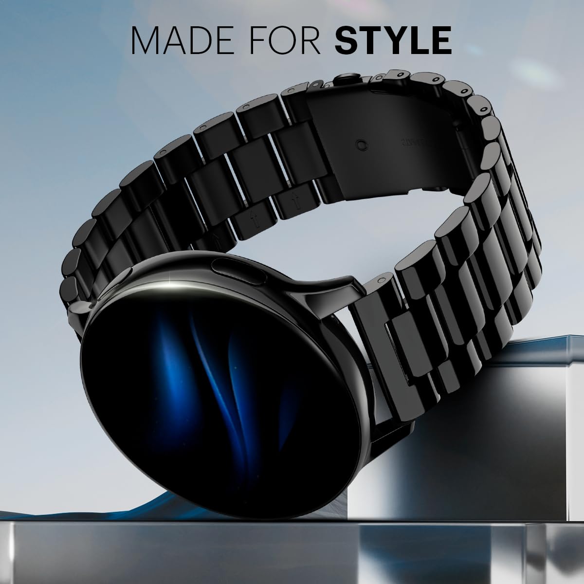 Noise Vortex Plus 1.46” AMOLED Display, AoD, BT Calling, Sleek Metal Finish, 7 Days Battery Life, All New OS with 100+ Watch Faces & Health Suite (Metal Silver)