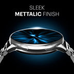 Noise Vortex Plus 1.46” AMOLED Display, AoD, BT Calling, Sleek Metal Finish, 7 Days Battery Life, All New OS with 100+ Watch Faces & Health Suite (Metal Black)