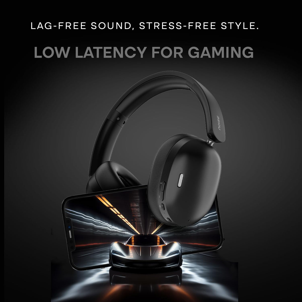 Noise Newly Launched Airwave Max XR Wireless Over-Ear Headphones with 120H Playtime, ANC, HFA Tech, Spatial Audio, Dual Pairing,BT V6.0(Forest Green)