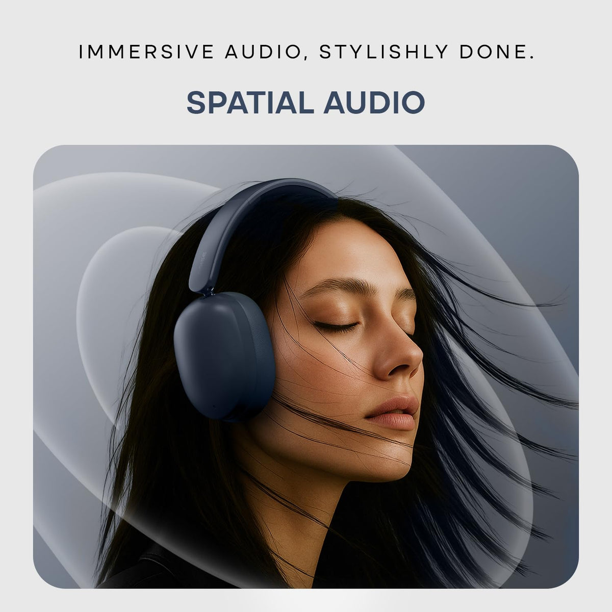 Noise Newly Launched Airwave Max XR Wireless Over-Ear Headphones with 120H Playtime, ANC, HFA Tech, Spatial Audio, Dual Pairing,BT V6.0(Forest Green)
