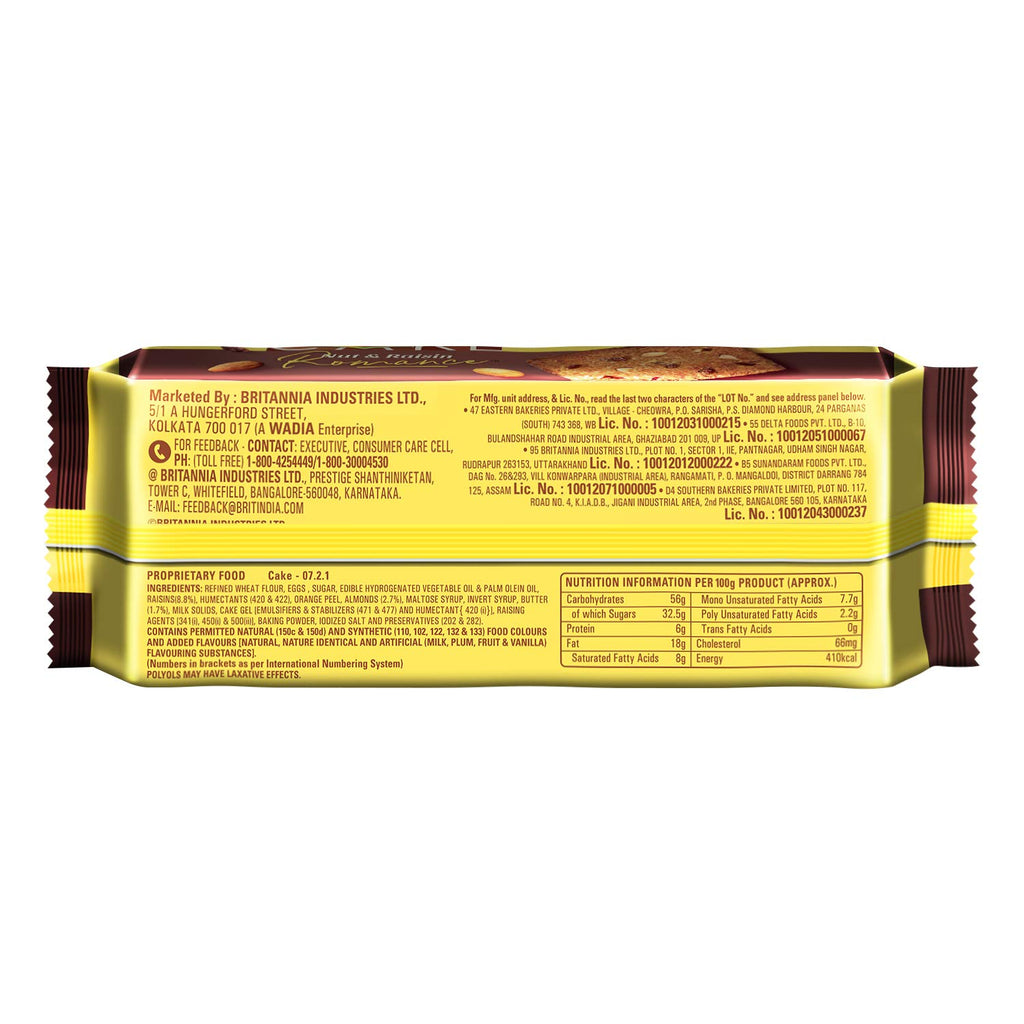 Britannia Nut & Raisin Romance, 150g