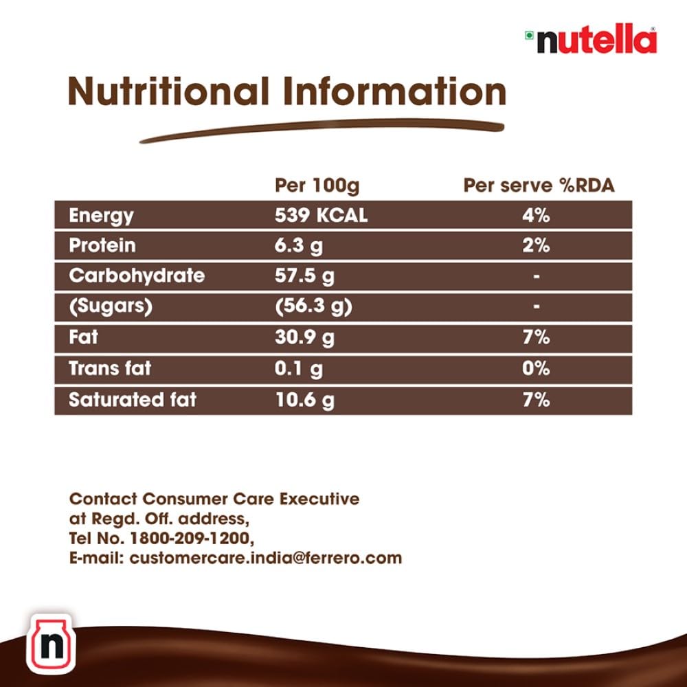 Nutella Hazelnut Spread with Cocoa, 180 gram