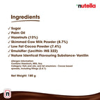 Nutella Hazelnut Spread with Cocoa, 180 gram
