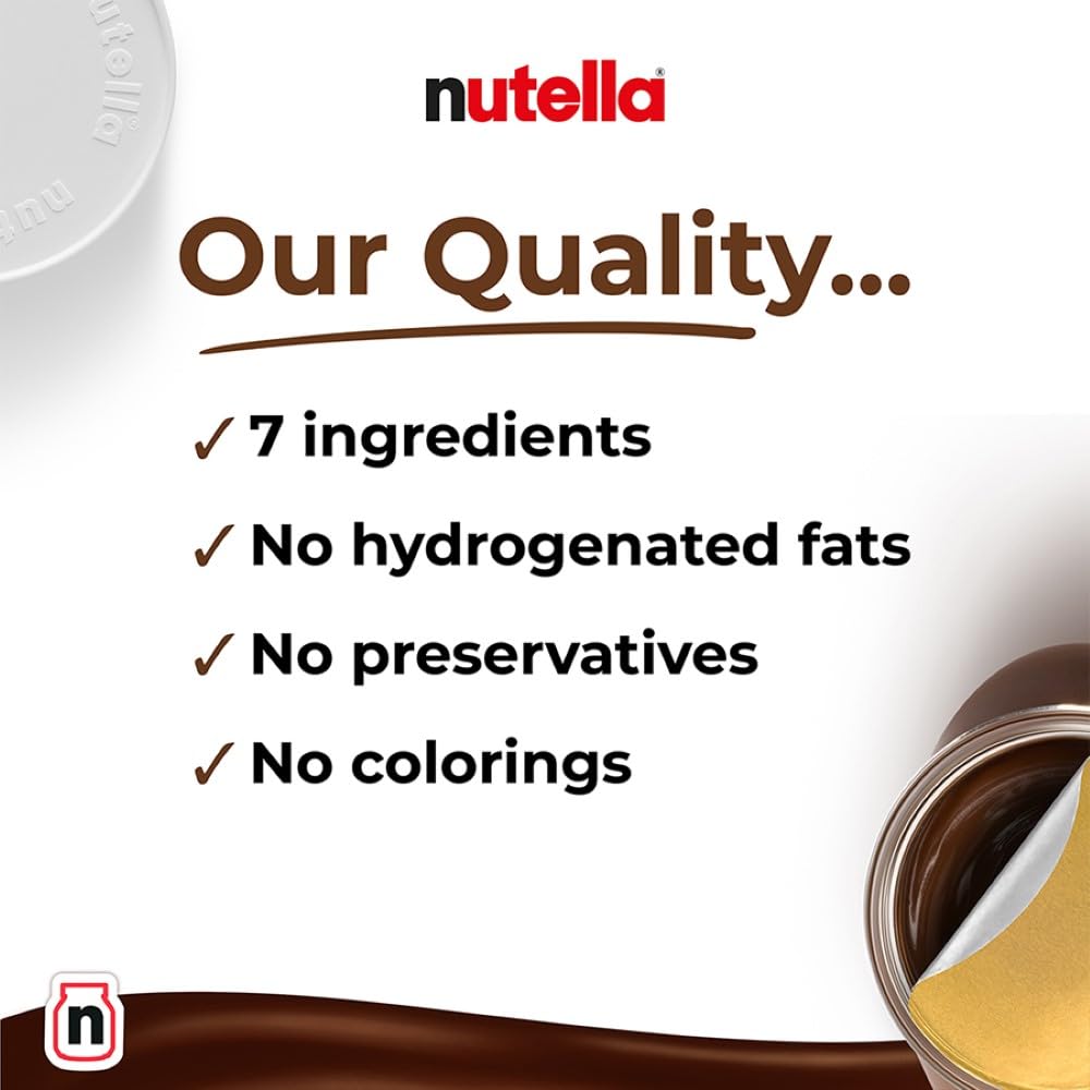 Nutella Hazelnut Spread with Cocoa, 180 gram