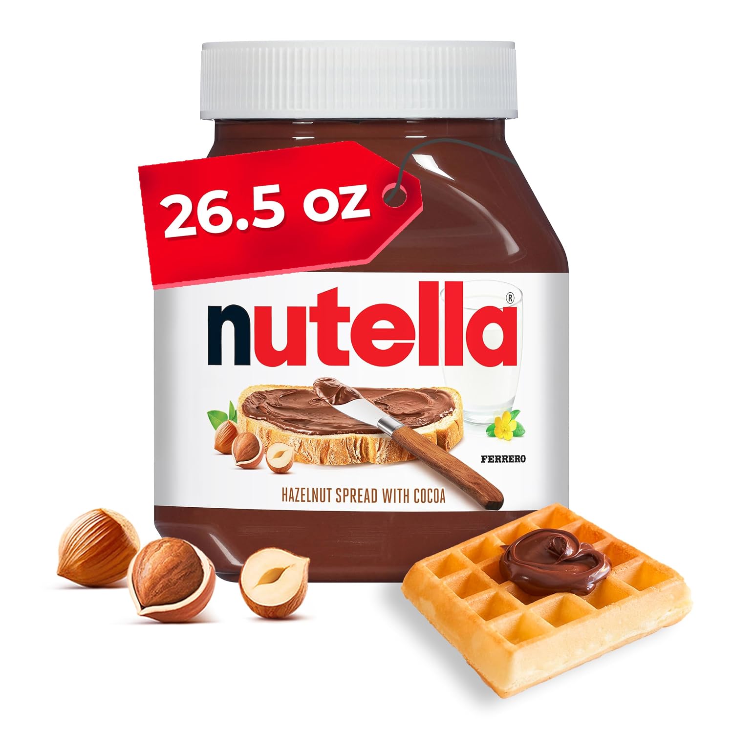 Nutella Hazelnut Spread with Cocoa, 750g