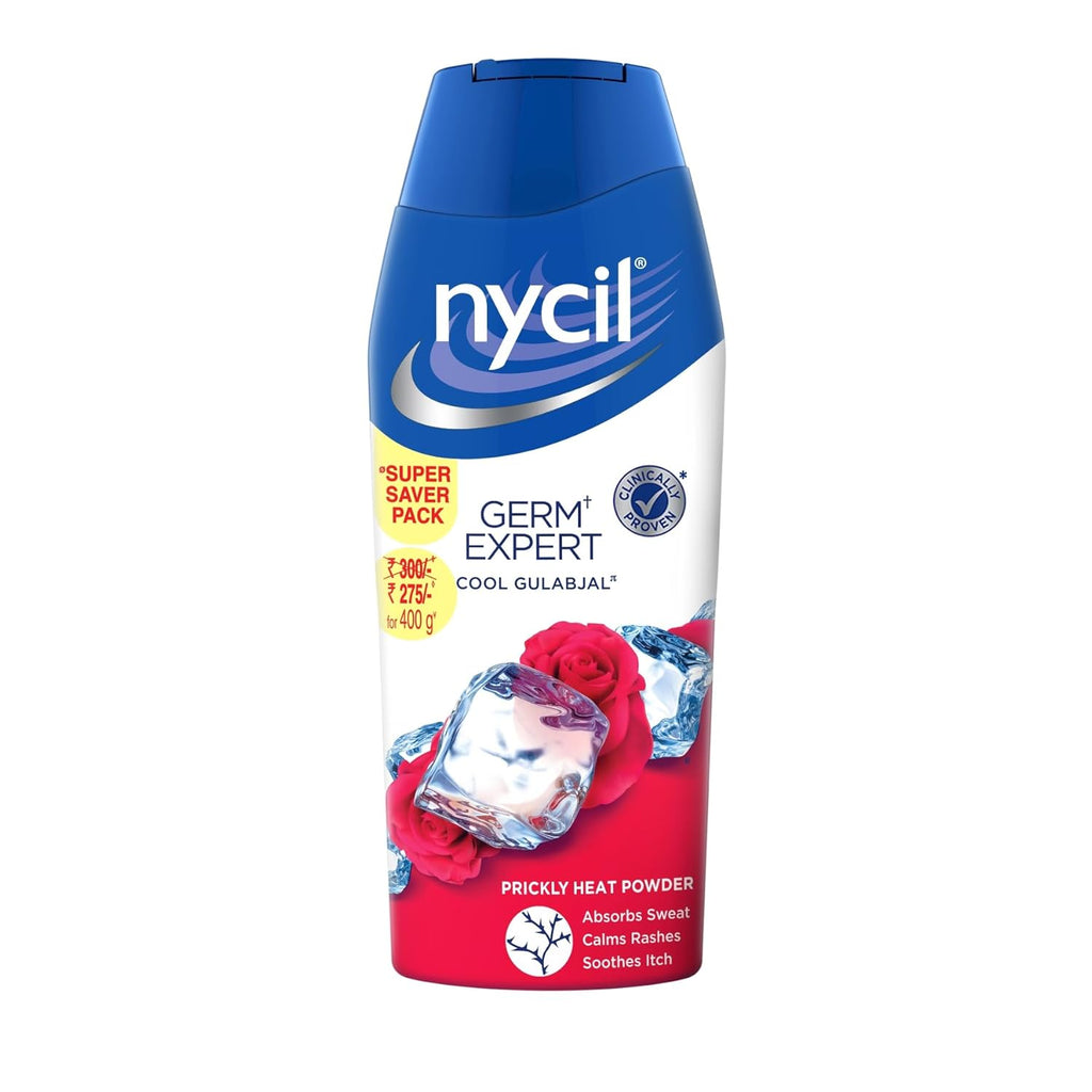 Nycil Germ Expert Cool Gulabjal  400g Pack
