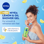 NIVEA Bath Care Lemon and Oil Shower Gel, 250ml