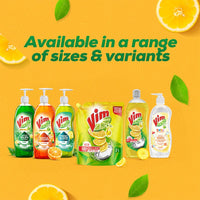 Vim Fresh Lemon Fragrance Dishwash Liquid Gel 2L Refill Pack|| Leaves No Residue|| Grease Cleaner For Utensils - Liquid Kitchen Soap Super Saver Offer