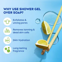 NIVEA Bath Care Lemon and Oil Shower Gel, 250ml