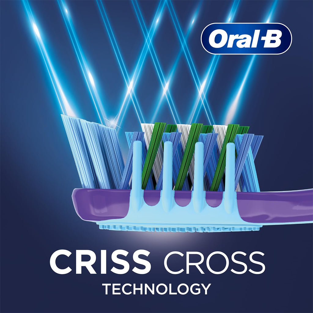 Oral-B Crisscross Gum Care Deep Clean Medium Bristles Manual Toothbrush  ( buy 2 get 2 free)