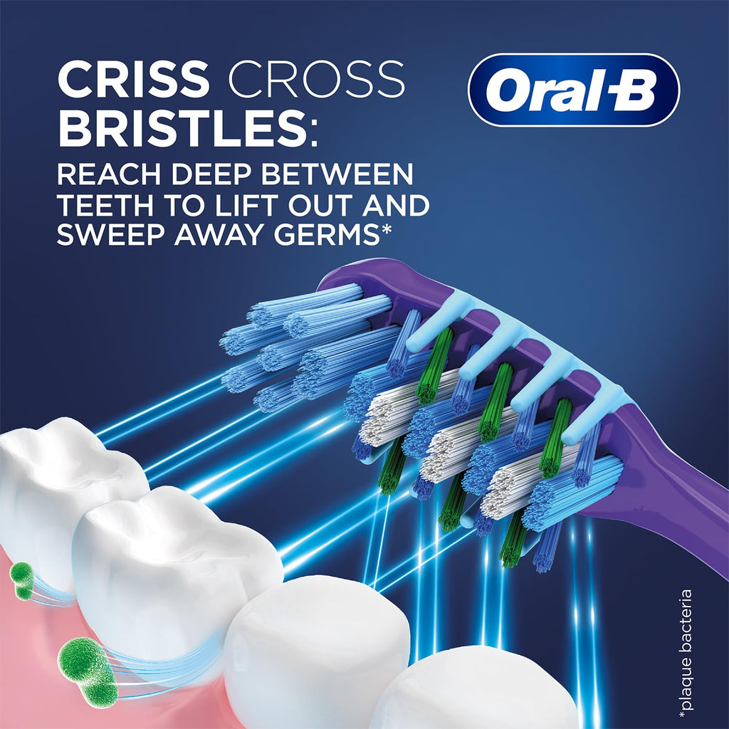 Oral-B Crisscross Gum Care Deep Clean Medium Bristles Manual Toothbrush  ( buy 2 get 2 free)
