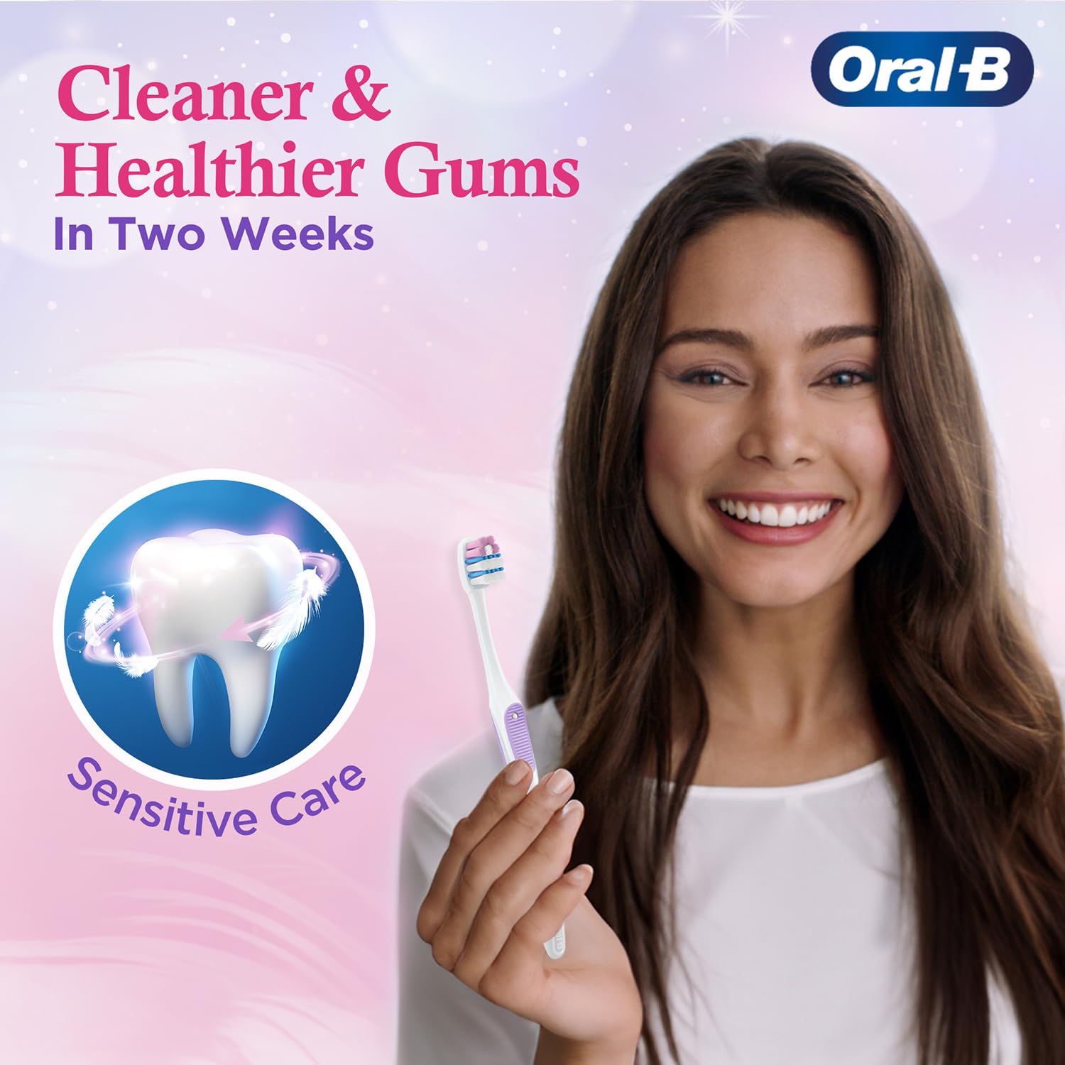 Oral-B Sensitive Expert Ultra Soft Manual Toothbrush pack of 2