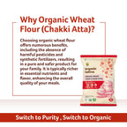 Organic Tattva Whole Wheat Flour 1kg