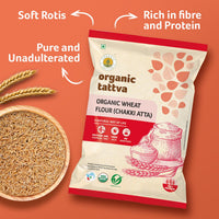 Organic Tattva Whole Wheat Flour 1kg