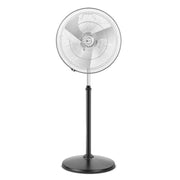 Orient Electric 450mm Tornado Pedestal Fan for home | Powerful Motor, High Air Delivery |3-Speed Control, High Speed Stand Fan | Metal Body, Telescopic Arrangement| 2 Years Warranty by Orient | Chrome