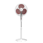 c | 100% Copper Motor, High Air Delivery | Millitary Grade Guard | 3 Speed Control, Adjustable Height| Stand Fan for Home |2 Year Warranty by Orient | Red