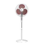 c | 100% Copper Motor, High Air Delivery | Millitary Grade Guard | 3 Speed Control, Adjustable Height| Stand Fan for Home |2 Year Warranty by Orient | Red