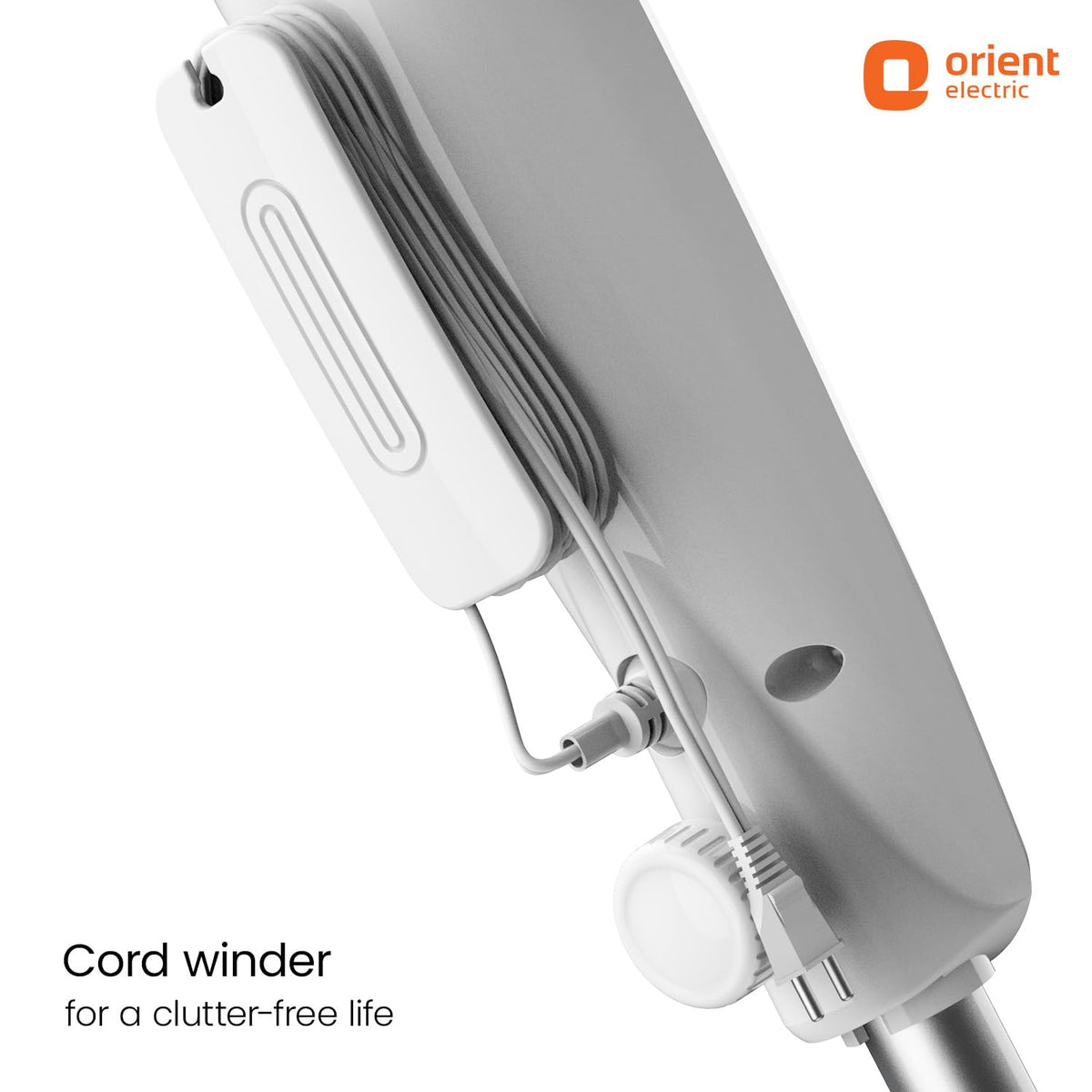 c | 100% Copper Motor, High Air Delivery | Millitary Grade Guard | 3 Speed Control, Adjustable Height| Stand Fan for Home |2 Year Warranty by Orient | Red