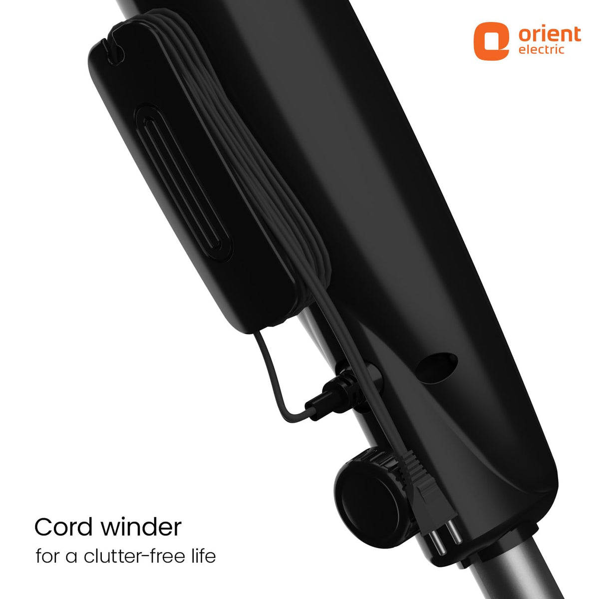 Orient Electric Stand 81 400 MM Pedestal Fans | 100% Copper Motor, High Air Delivery | Millitary Grade Guard | 3 Speed Control, Adjustable Height| Stand Fan for Home |2 Year Warranty by Orient |Black