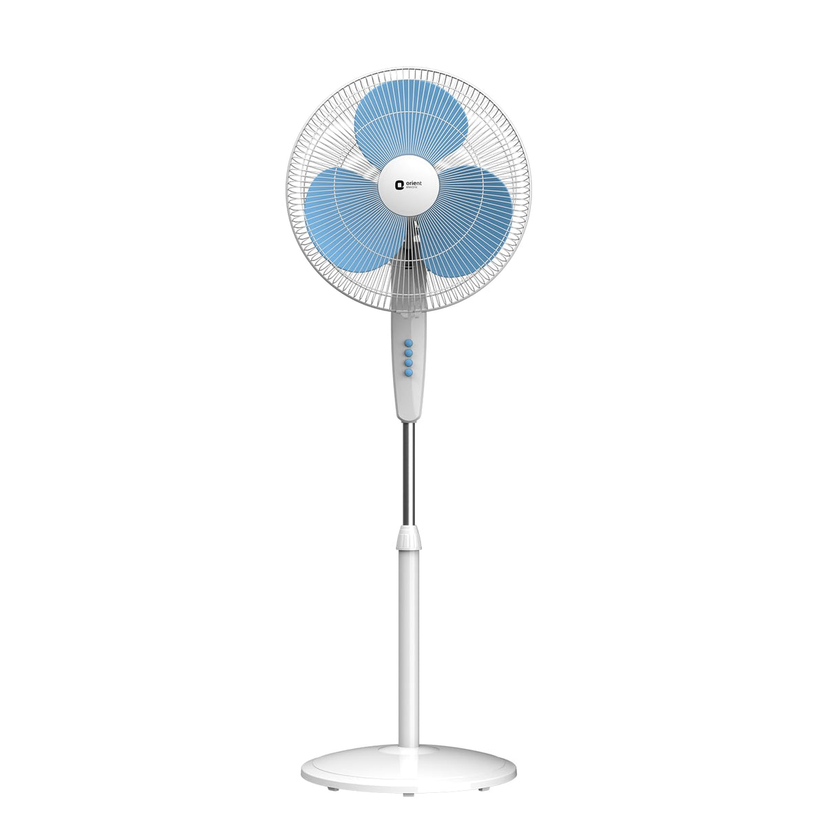Orient Electric Stand 81 400 MM Pedestal Fans | 100% Copper Motor, High Air Delivery | Millitary Grade Guard | 3 Speed Control, Adjustable Height| Stand Fan for Home |2 Year Warranty by Orient | Blue