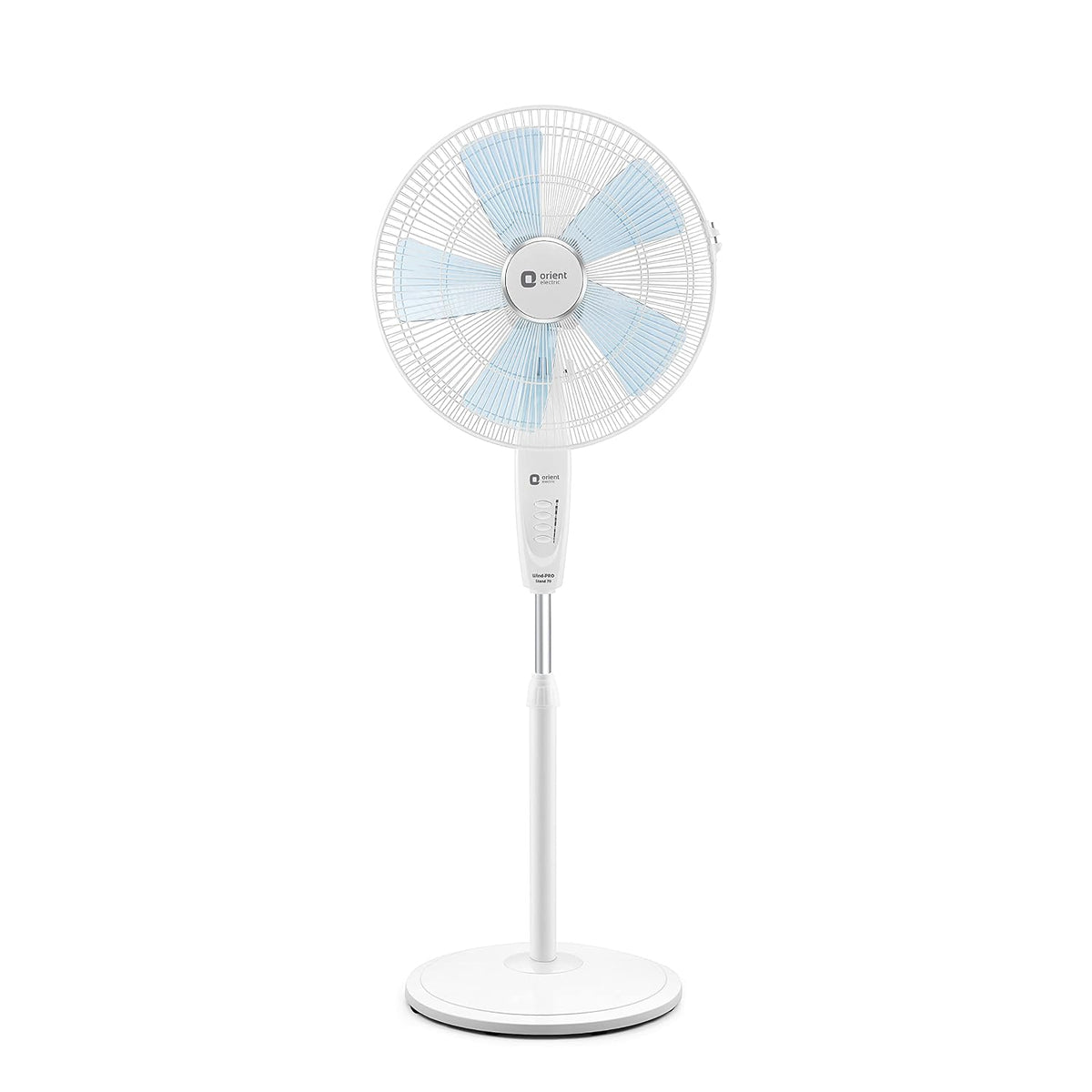 Orient Electric | Wind Pro Stand-70 Pedestal Fan | Superior Air Delivery | Revolutionary CTX Technology | Strong, Powerful Motor | 400mm High-Speed Pedestal Fan | (Snow White)