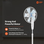 Orient Electric | Wind Pro Stand-70 Pedestal Fan | Superior Air Delivery | Revolutionary CTX Technology | Strong, Powerful Motor | 400mm High-Speed Pedestal Fan | (Snow White)