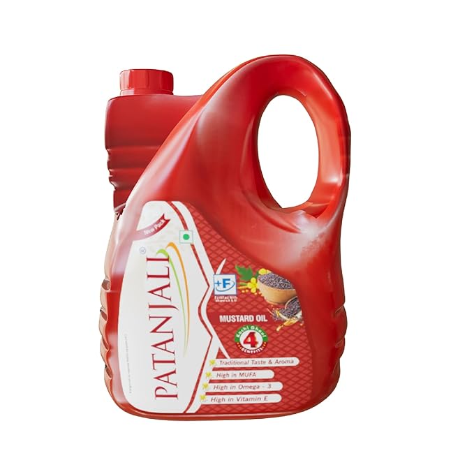 Patanjali Kachi Ghani Mustard Oil 5L