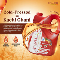 Patanjali Kachi Ghani Mustard Oil 5L