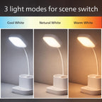 PHILIPS 5W CLARO White LED Desk Light | 3-in-1 Study & Table Lamp | EyeComfort Technology | Adjustable Design | Energy Efficient LED Desk Lamp for Study, Work & Reading | Pack of 1