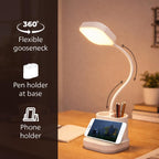 PHILIPS 5W CLARO White LED Desk Light | 3-in-1 Study & Table Lamp | EyeComfort Technology | Adjustable Design | Energy Efficient LED Desk Lamp for Study, Work & Reading | Pack of 1