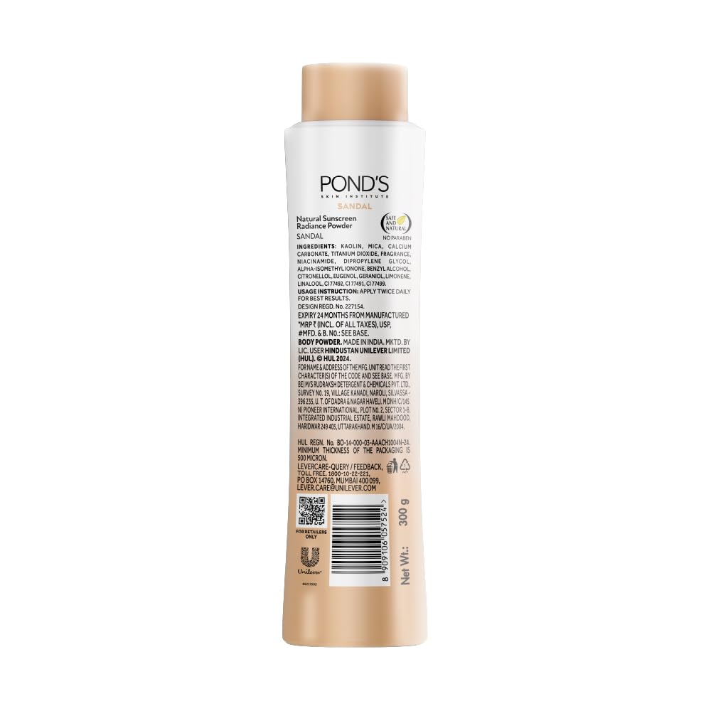 POND'S Sandal Radiance Talcum Powder|| 300 g
