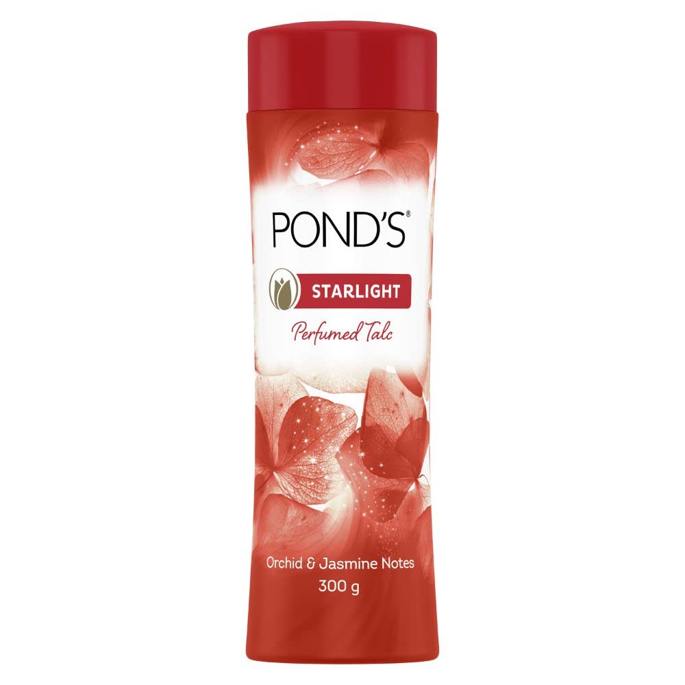 POND'S Starlight Perfumed Talc Powder|| Orchid & Jasmin Notes|| 300 g