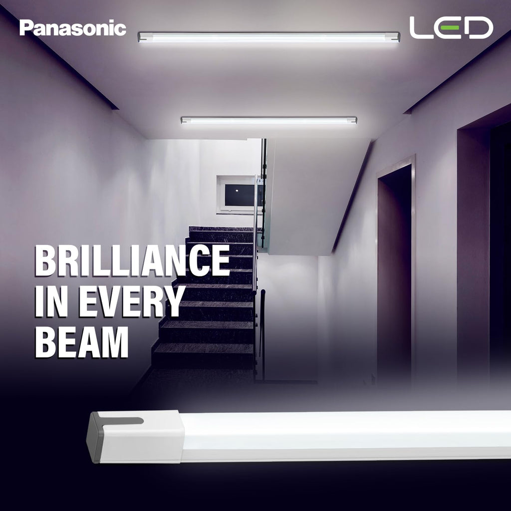 Panasonic 20W TheaLED Ace LED Batten, 20W Tube light for Living Room & Bedroom, Energy Efficient Batten for Home, 6500K Cool Day Light Batten (Pack of 6)