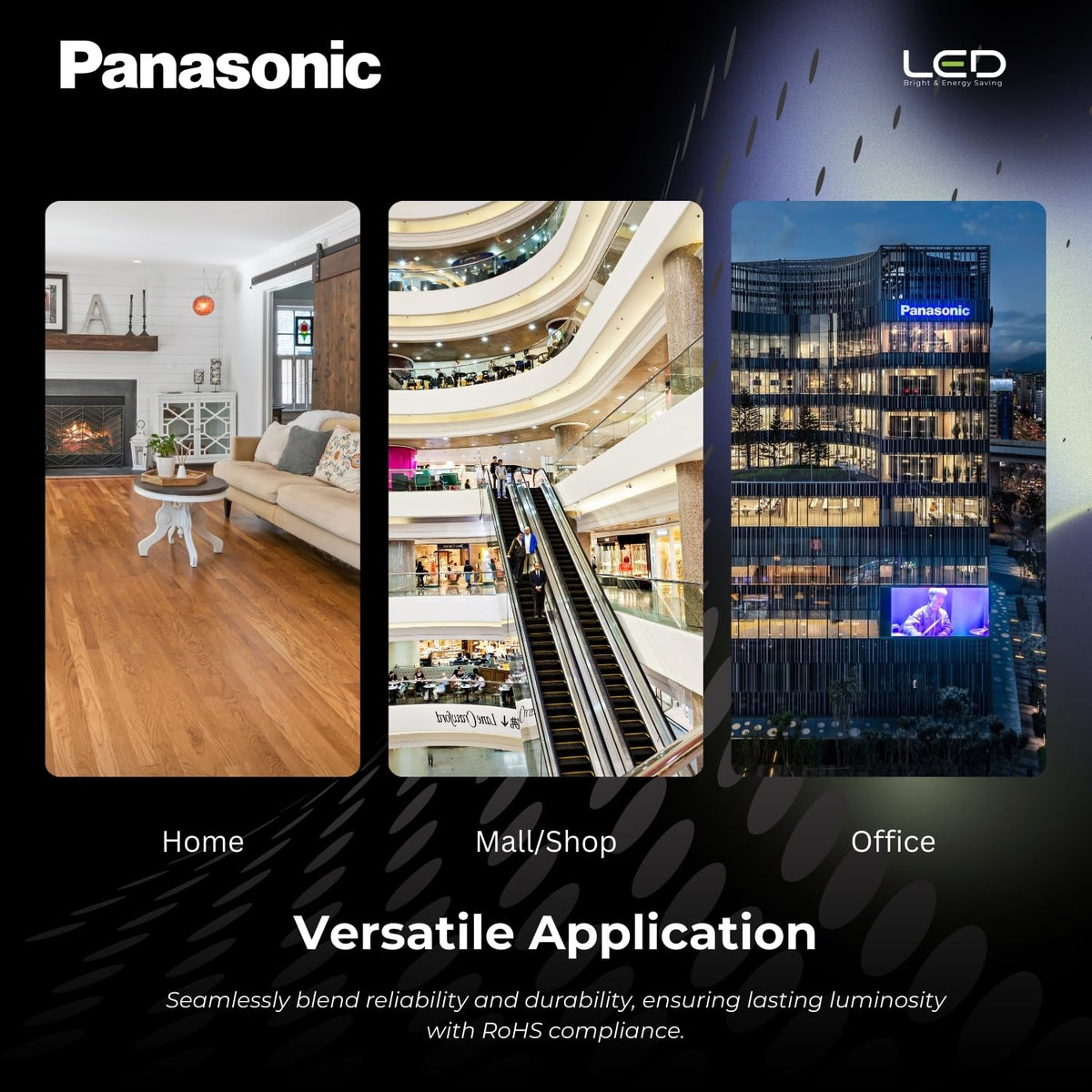 Panasonic 30W B22 LED Cool Day Light Bulb, Pack of 1