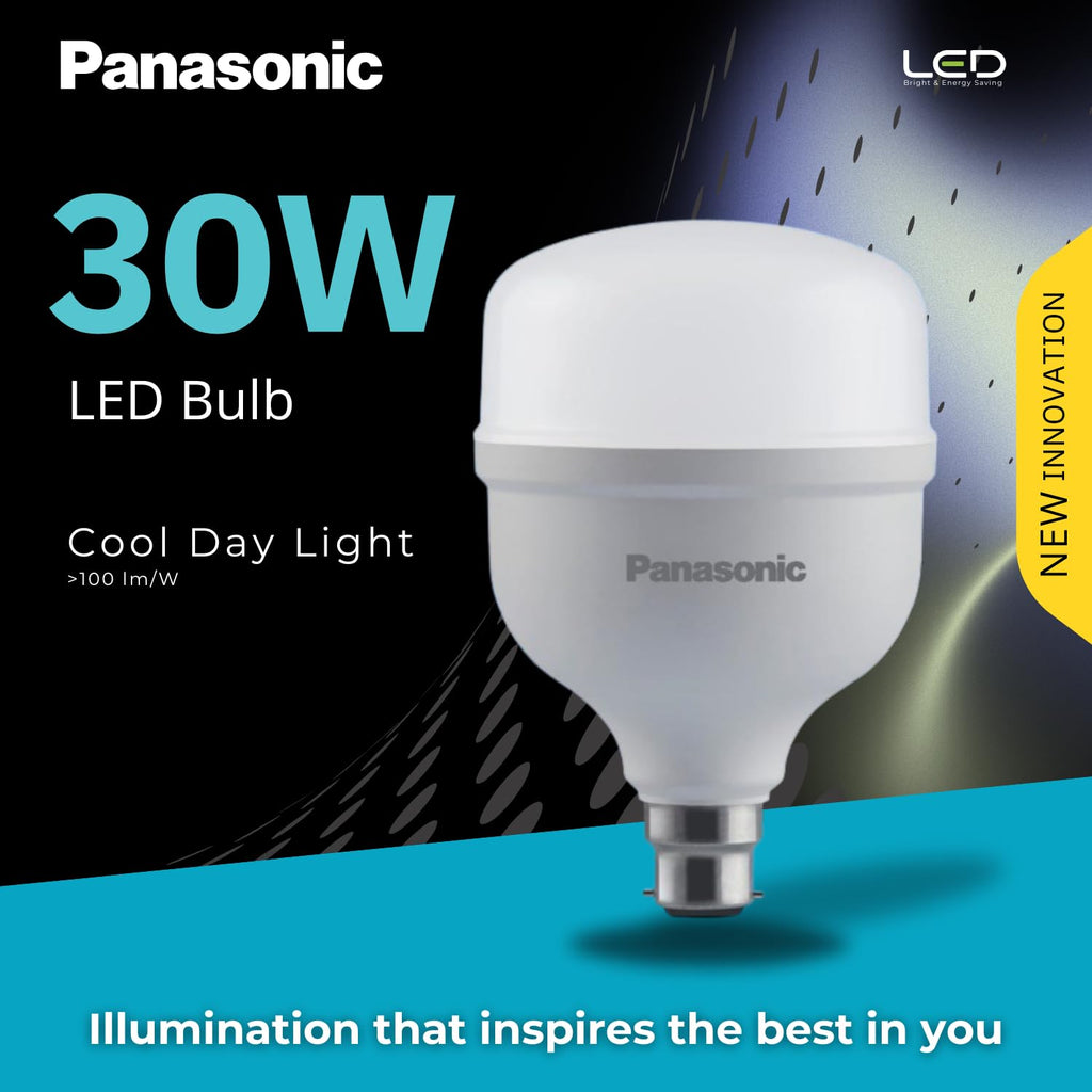 Panasonic 30W B22 LED Cool Day Light Bulb, Pack of 1