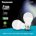 Panasonic Dura Saver 12W Bulb, B22 LED Bulb Base For Home & Office, 1 Year Warranty, Energy Efficiet, 6500K Cool Daylight (Pack of 4)