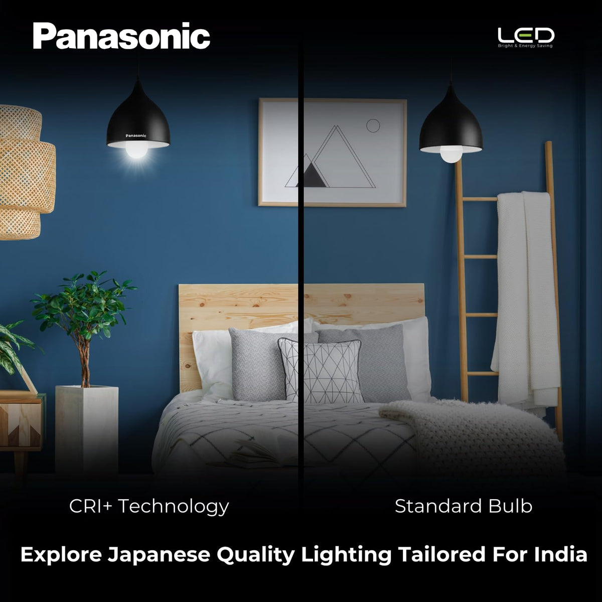 Panasonic Dura Saver 9W Bulb, B22 LED Bulb Base For Home & Office, 1 Year Warranty, Energy Efficiet, 6500K Cool Daylight (Pack of 25)