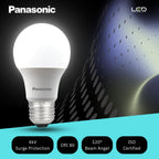 Panasonic Dura Saver 9W Bulb, E27 LED Bulb Base For Home & Office, 1 Year Warranty, Energy Efficiet, 6500K Cool Daylight (Pack of 4)