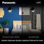 Panasonic Dura Saver 9W Bulb, E27 LED Bulb Base For Home & Office, 1 Year Warranty, Energy Efficiet, 6500K Cool Daylight (Pack of 10)