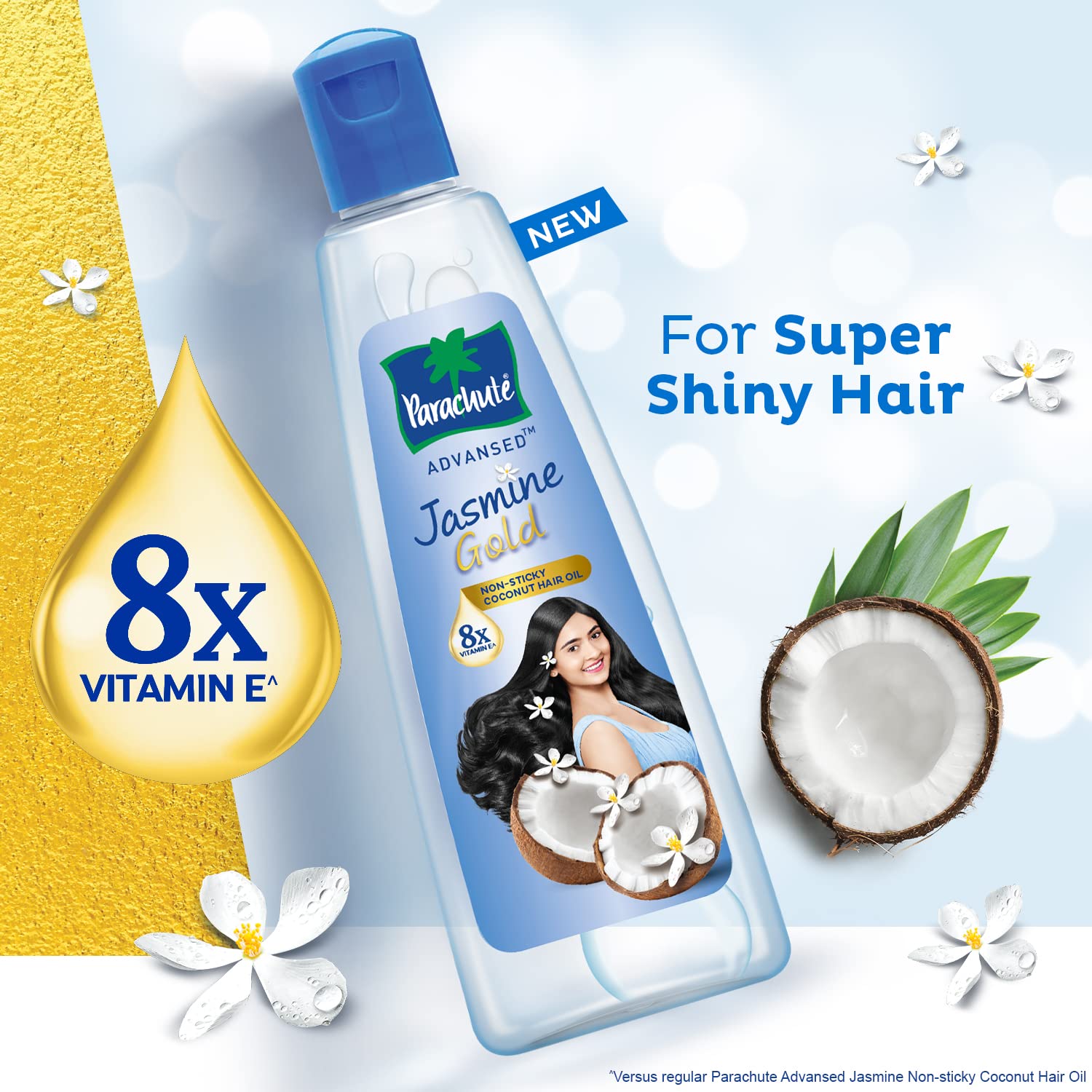 Parachute Advansed Jasmine Gold Coconut Hair Oil 300 ml