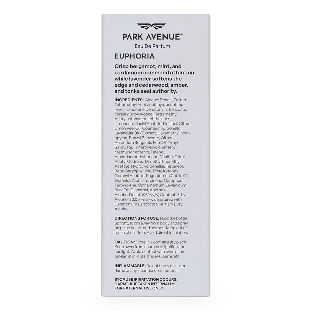 Park Avenue Euphoria, Eau De Parfum Men, 100ml