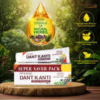 Patanjali Dant Kanti Natural Toothpaste 800G (200G X 4)